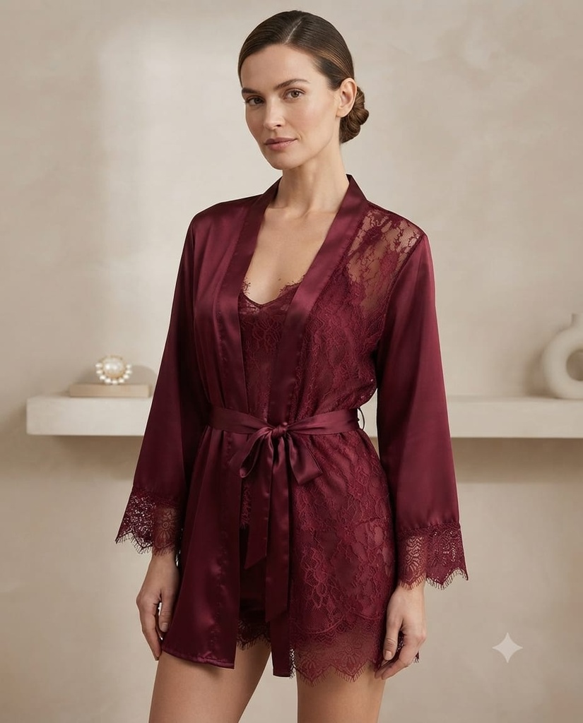 Veloura Luxury Satin Robe