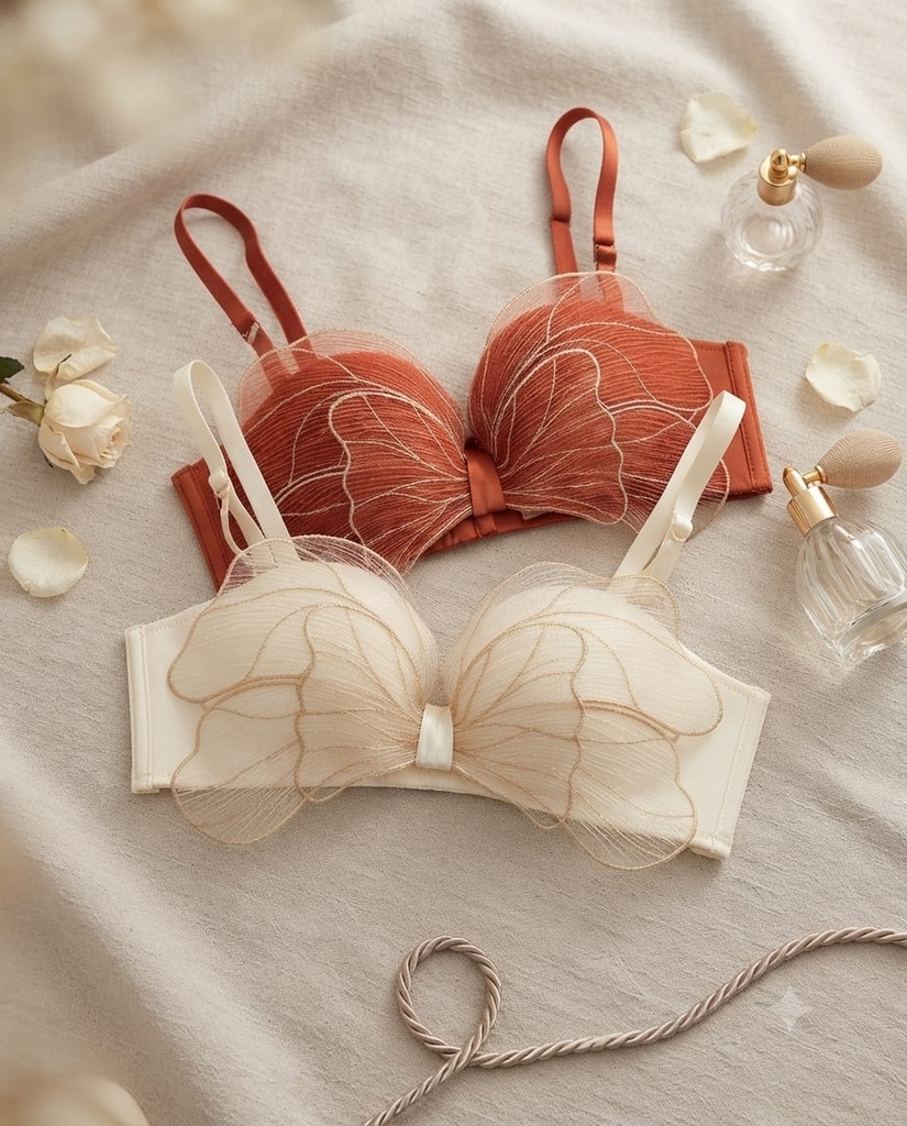 Premium butterfly Bra (Red)